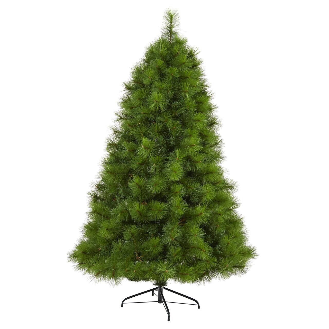 6ft. Pre-Lit Green Scotch Pine Artificial Christmas Tree with Clear LED Lights